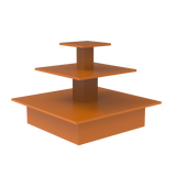 Pyramid bord Oransje