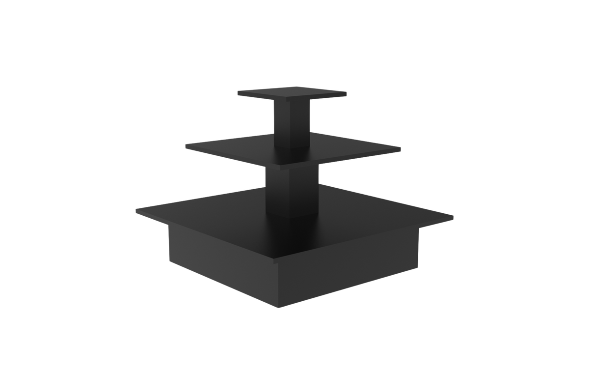 Pyramidový stůl černý