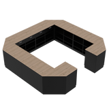 Banco vendita O, Nero/Quercia