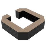 Banco vendita O, Nero/Quercia