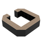 Banco vendita O, Nero/Quercia