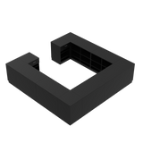 Comptoir de vente H, Noir/Noir, (360x360)