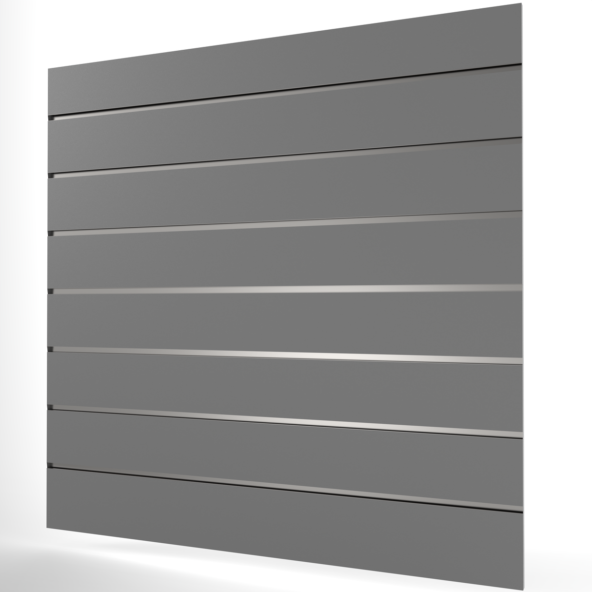 Grey Slatwall Panel (1200mm x 1200mm) 4ft x 4ft