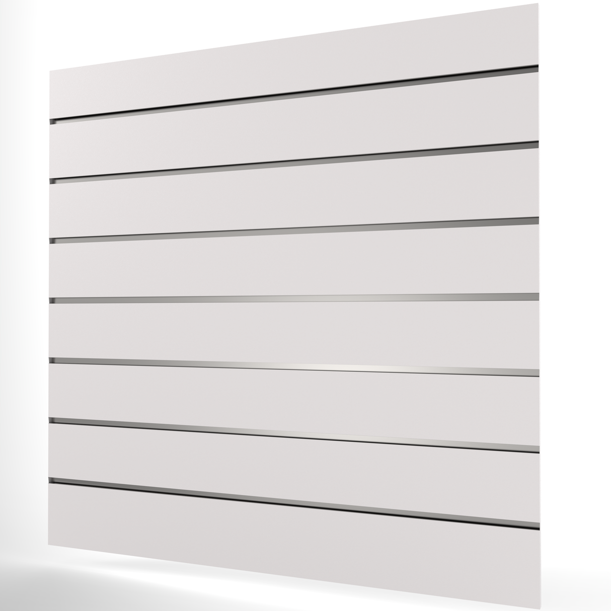 White Slatwall Panel (1200mm x 1200mm) 4ft x 4ft