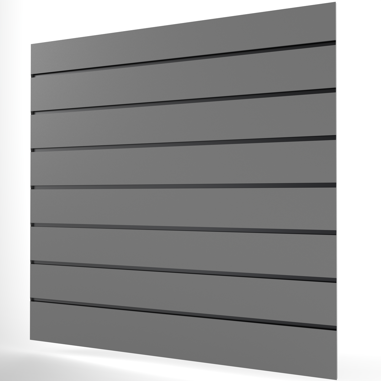 Grey Slatwall Panel (1200mm x 1200mm) 4ft x 4ft