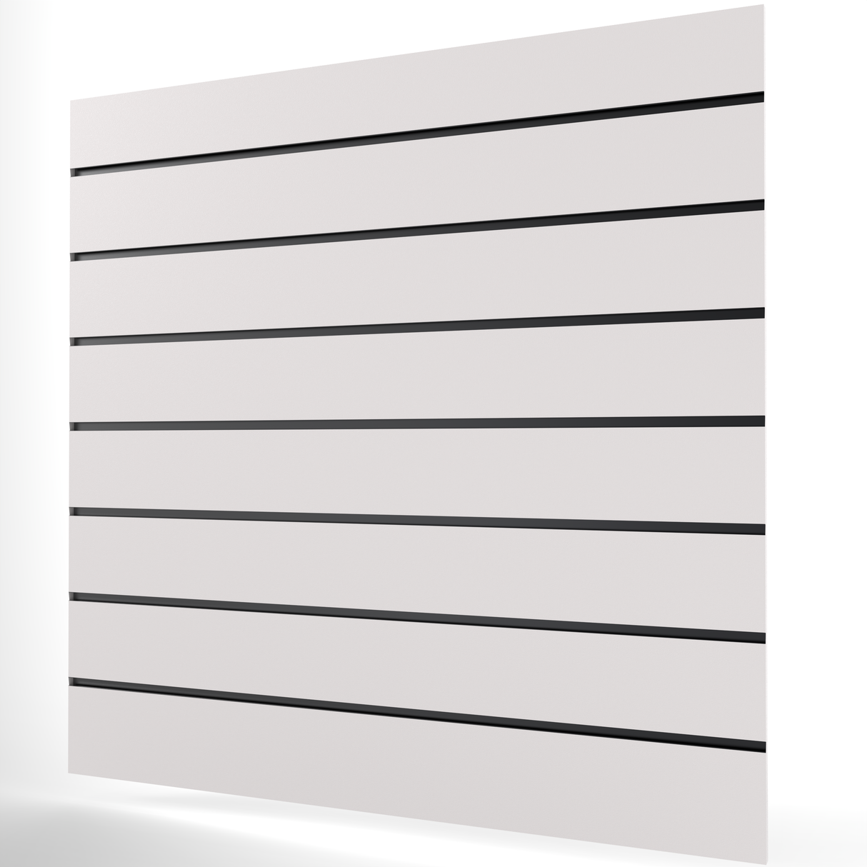 White Slatwall Panel (1200mm x 1200mm) 4ft x 4ft