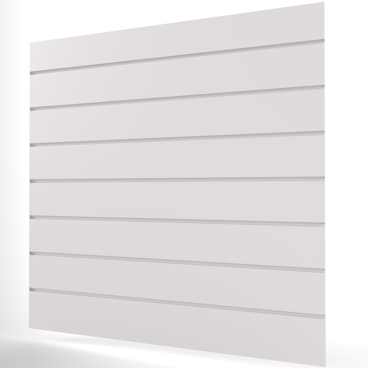 White Slatwall Panel (1200mm x 1200mm) 4ft x 4ft