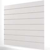 White Slatwall Panel (1200mm x 1200mm) 4ft x 4ft