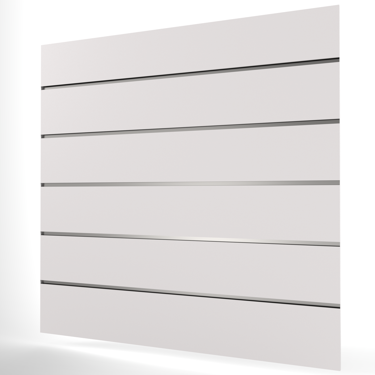 White Slatwall Panel (1200mm x 1200mm) 4ft x 4ft