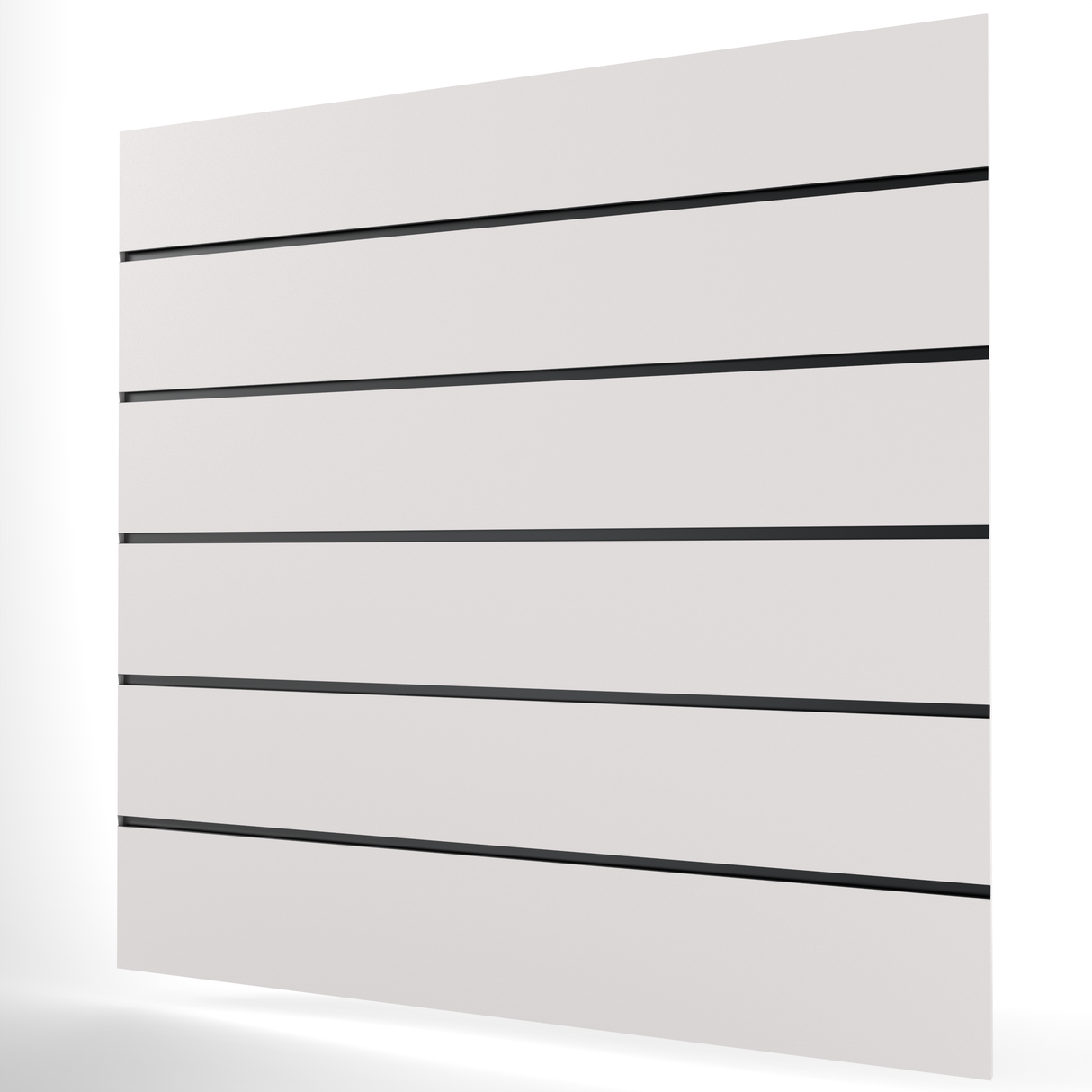 White Slatwall Panel (1200mm x 1200mm) 4ft x 4ft