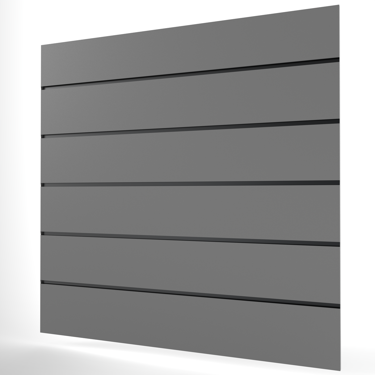 Grey Slatwall Panel (1200mm x 1200mm) 4ft x 4ft