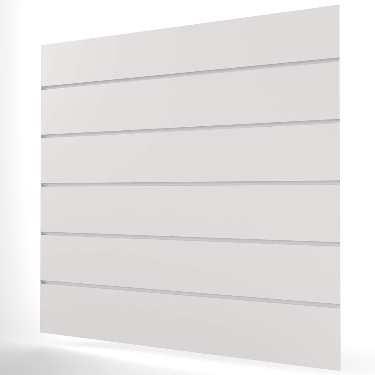White Slatwall Panel (1200mm x 1200mm) 4ft x 4ft