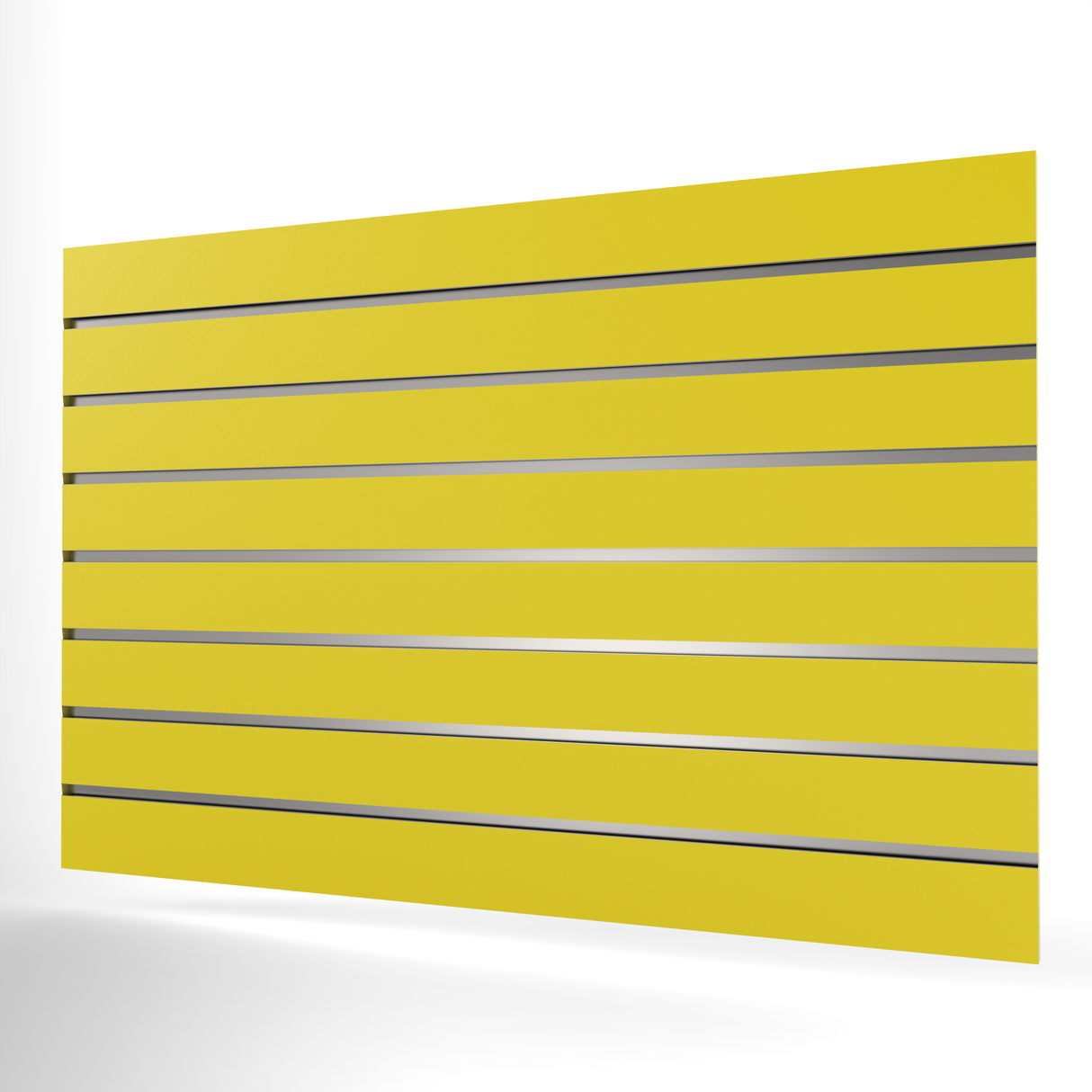 Yellow Slatwall Panel (1200mm x 800mm)
