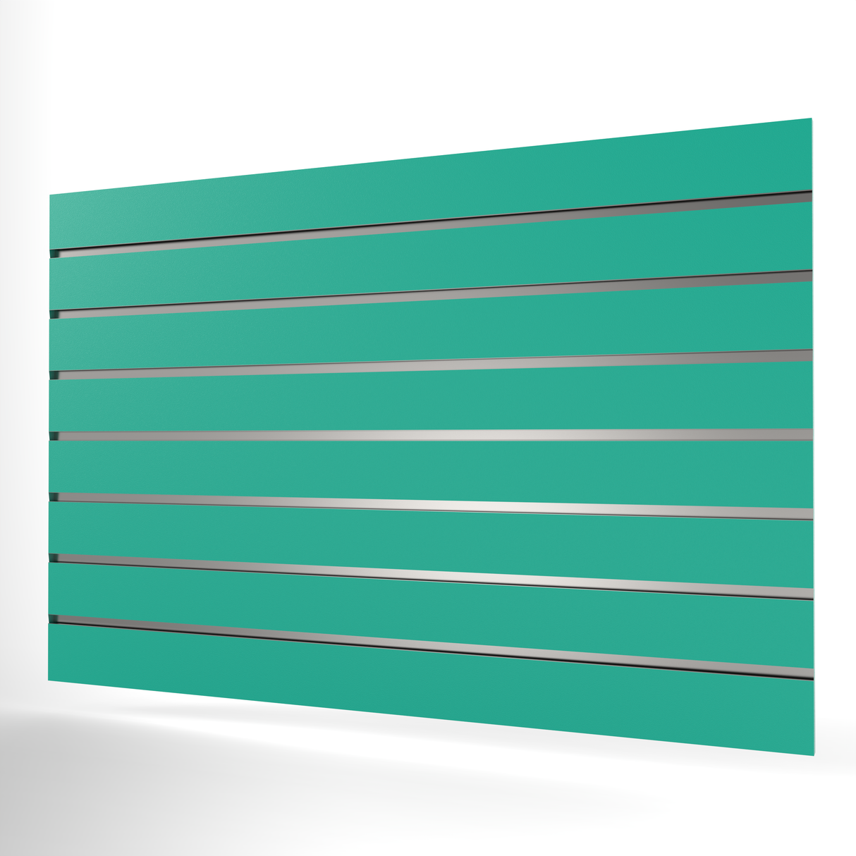 Teal Slatwall Panel (1200mm x 800mm)