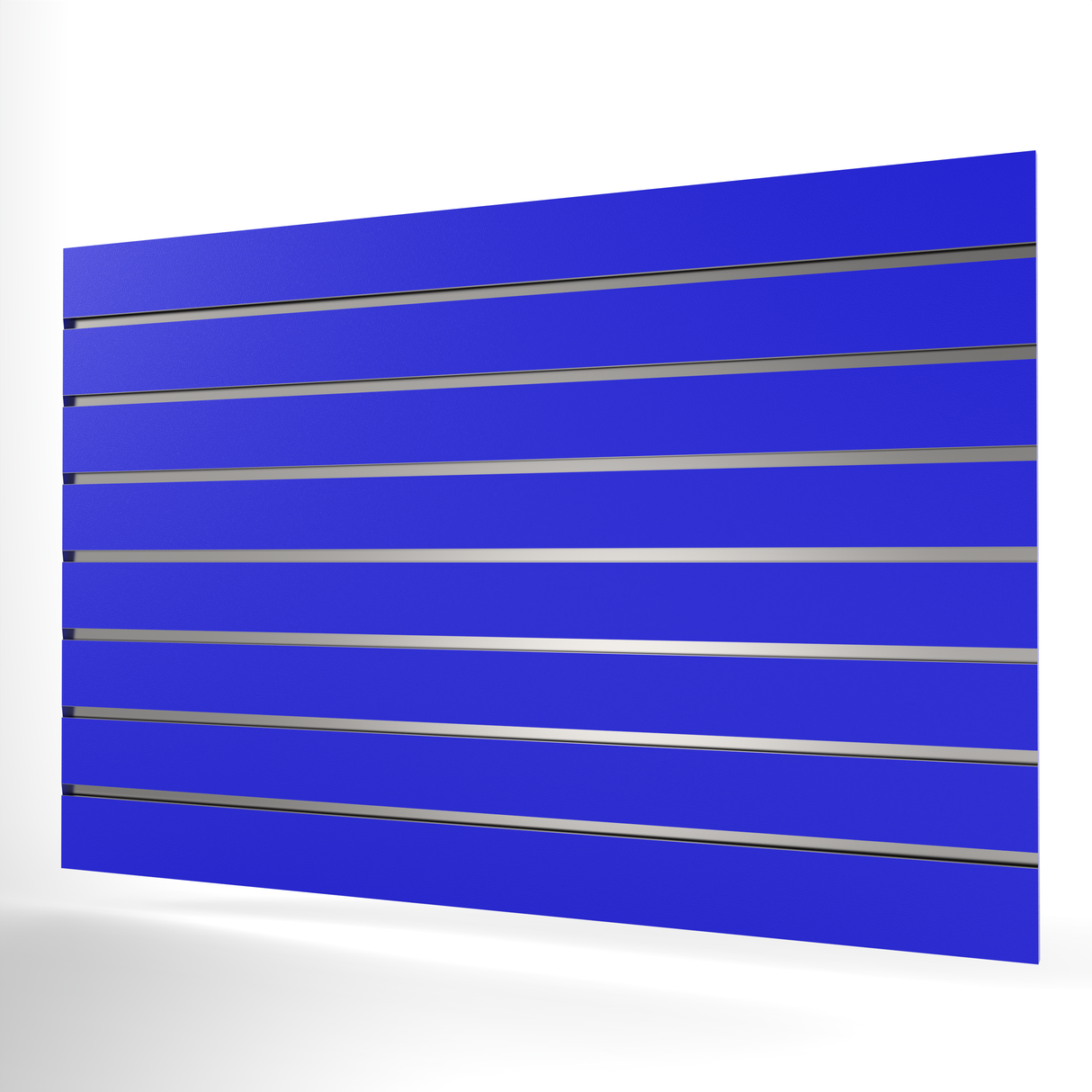 Blue Slatwall Panel (1200mm x 800mm)