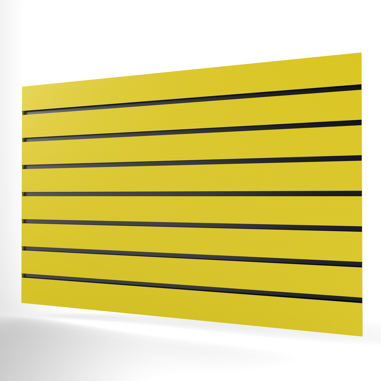 Yellow Slatwall Panel (1200mm x 800mm)