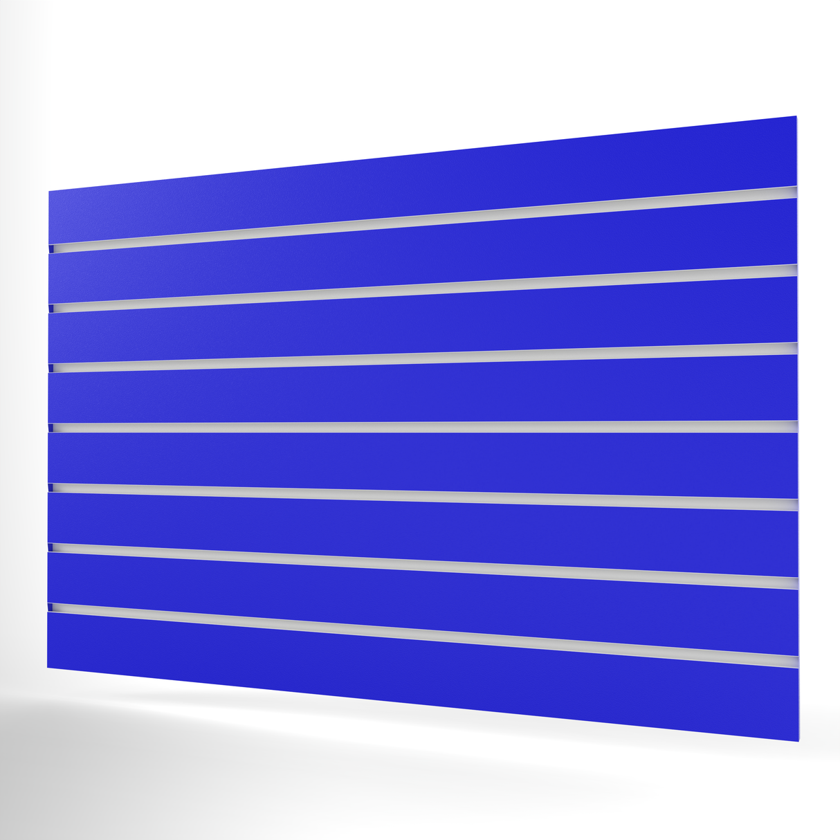 Blue Slatwall Panel (1200mm x 800mm)