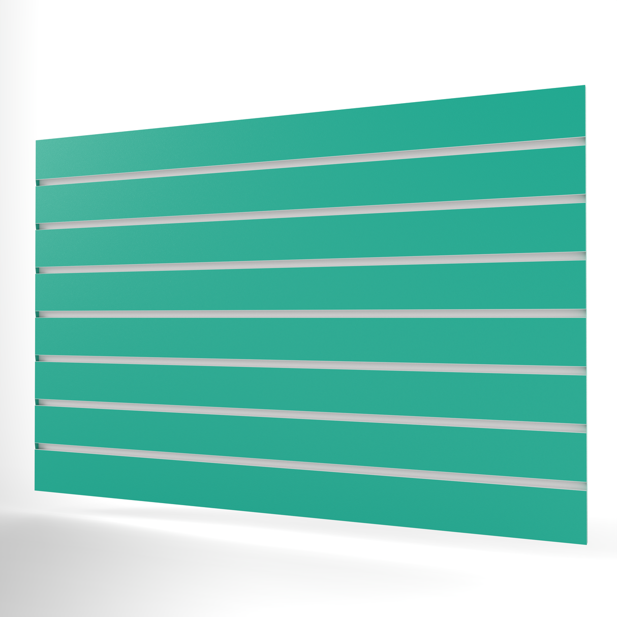 Teal Slatwall Panel (1200mm x 800mm)
