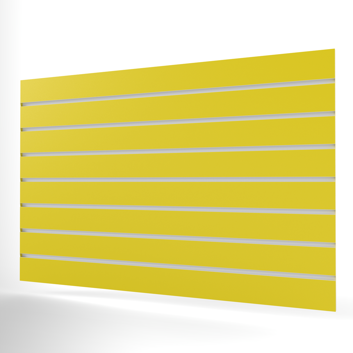 Yellow Slatwall Panel (1200mm x 800mm)