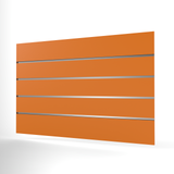 Orange Slatwall Panel (1200mm x 800mm)