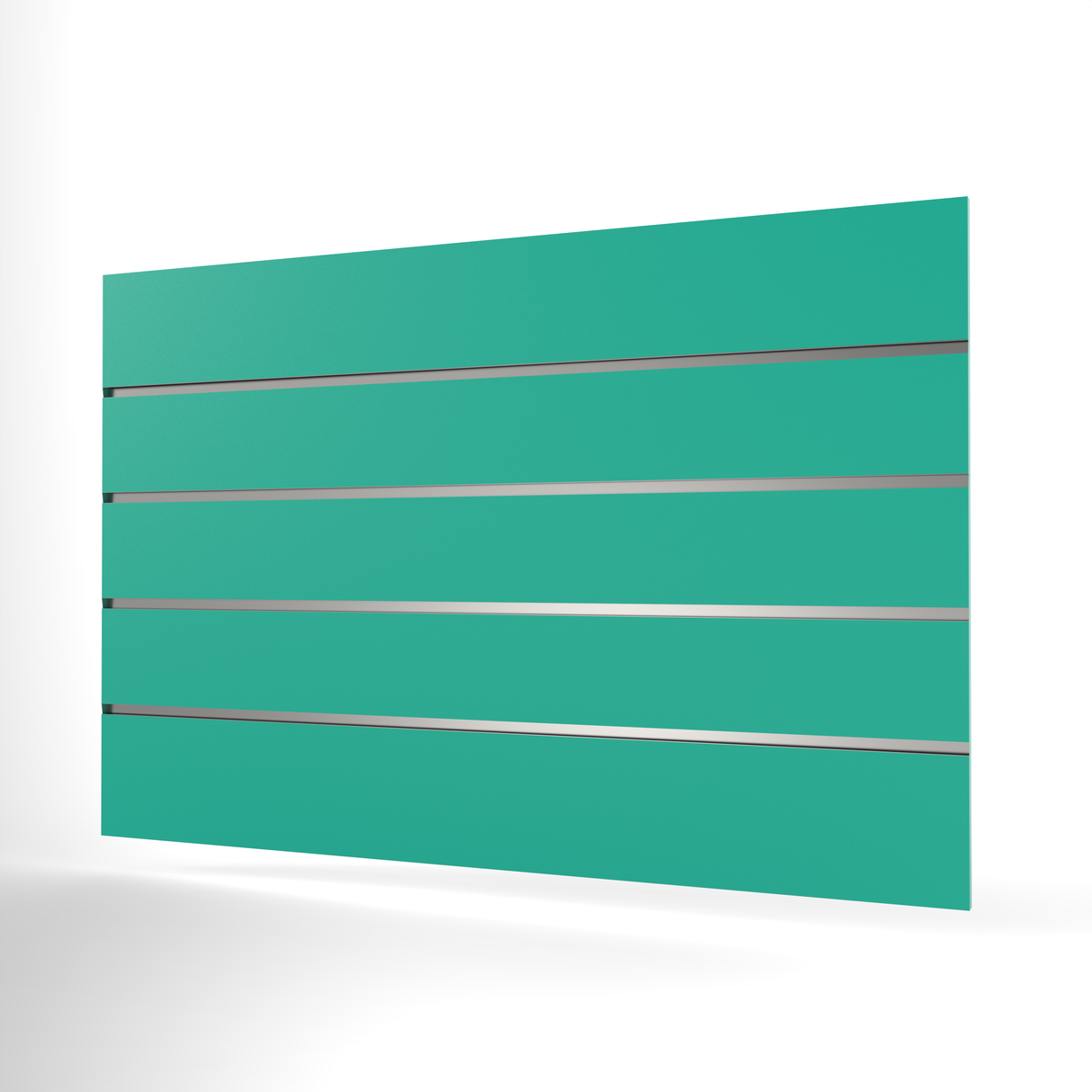 Teal Slatwall Panel (1200mm x 800mm)