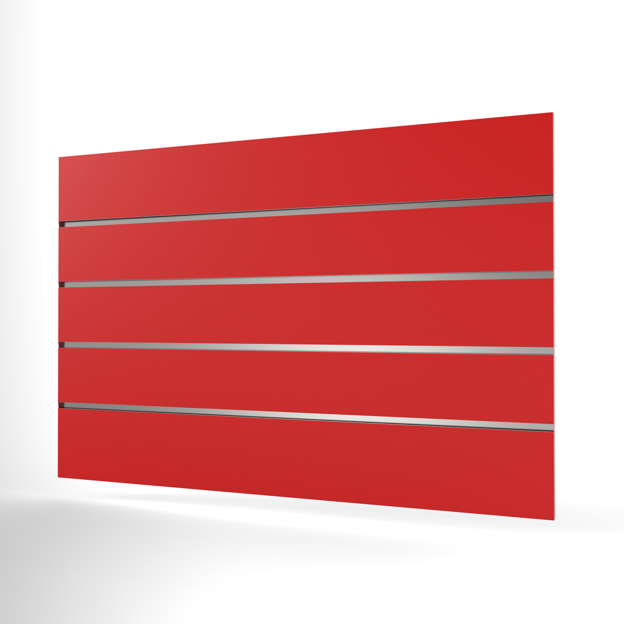 Red Slatwall Panel (1200mm x 800mm)