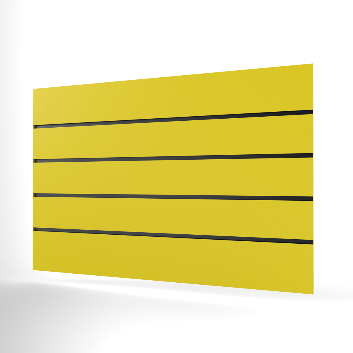 Yellow Slatwall Panel (1200mm x 800mm)