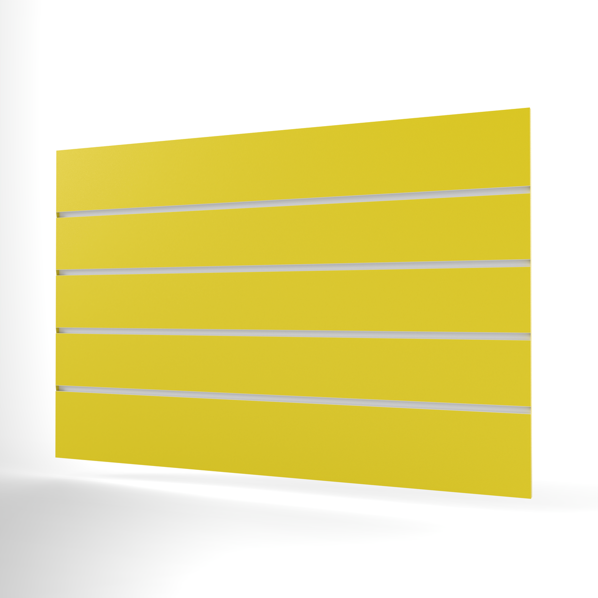 Yellow Slatwall Panel (1200mm x 800mm)
