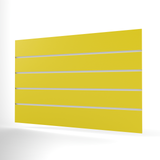 Yellow Slatwall Panel (1200mm x 800mm)