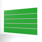 Green Slatwall Panel (1200mm x 800mm)