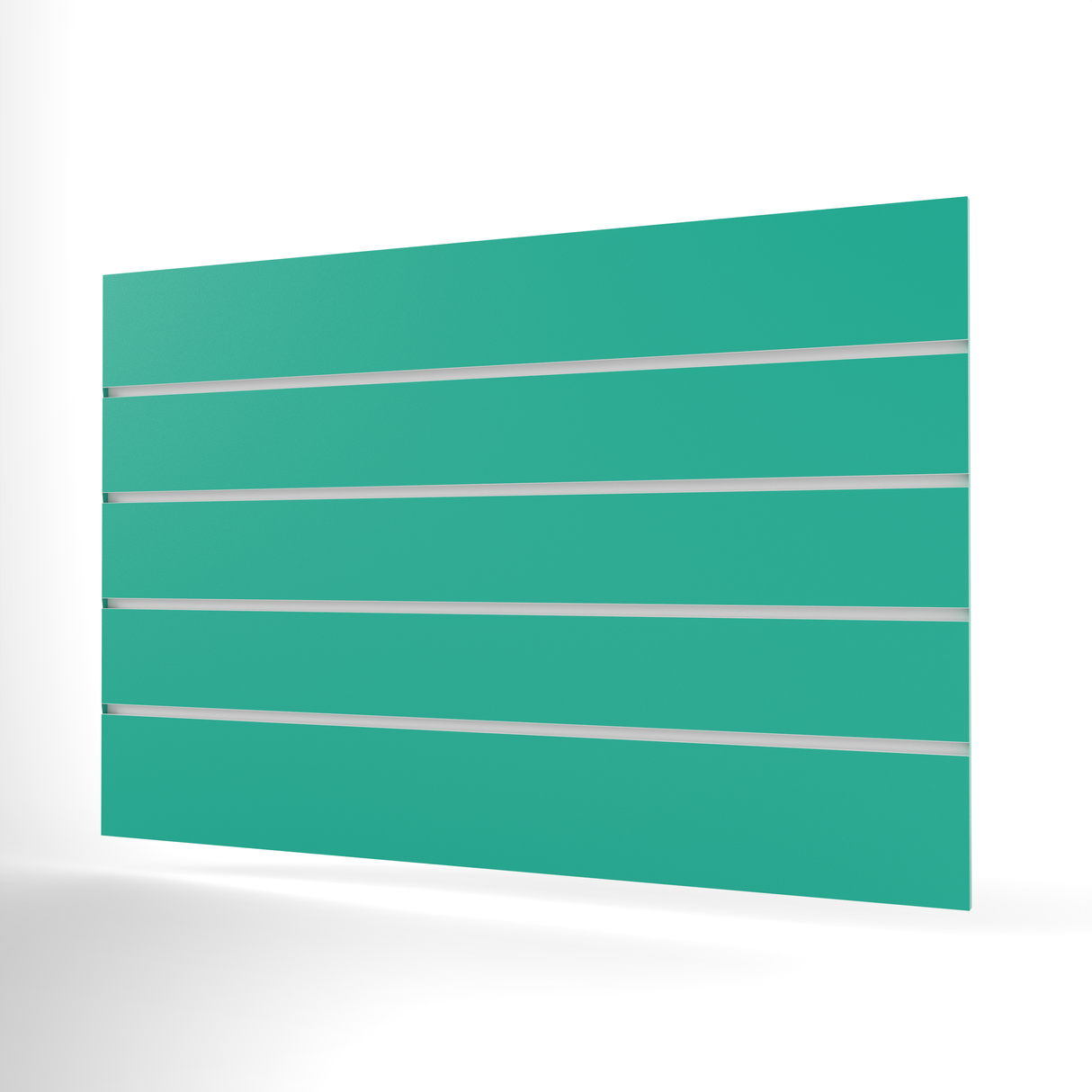 Teal Slatwall Panel (1200mm x 800mm)