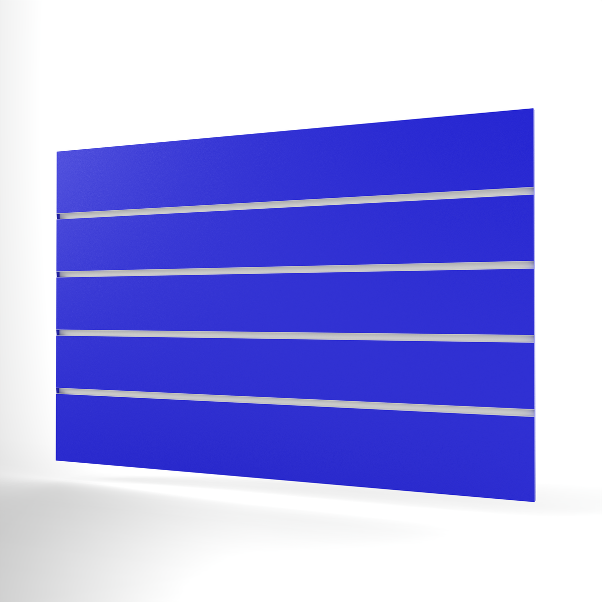 Blue Slatwall Panel (1200mm x 800mm)