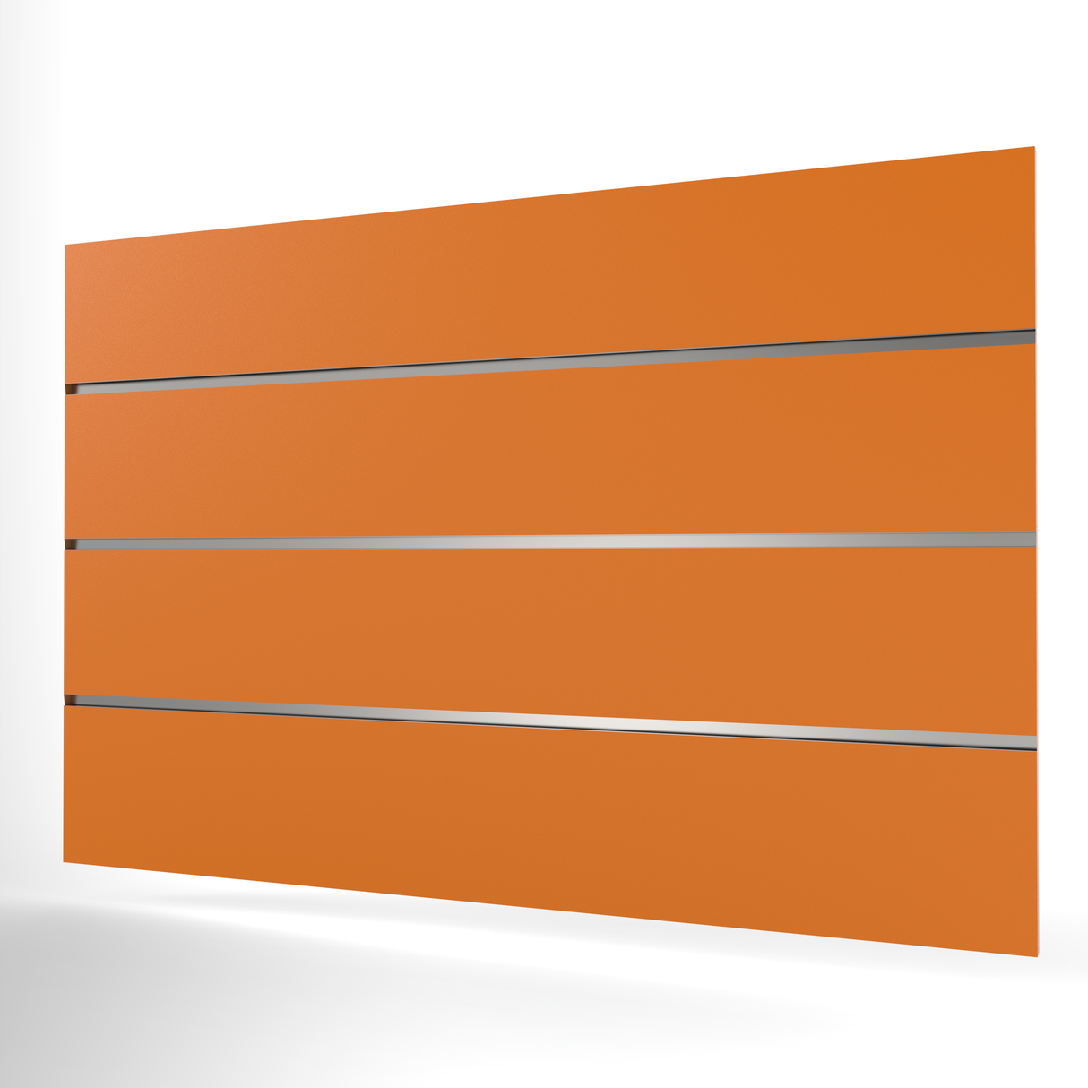 Orange Slatwall Panel (1200mm x 800mm)