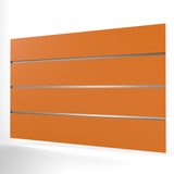 Orange Slatwall Panel (1200mm x 800mm)