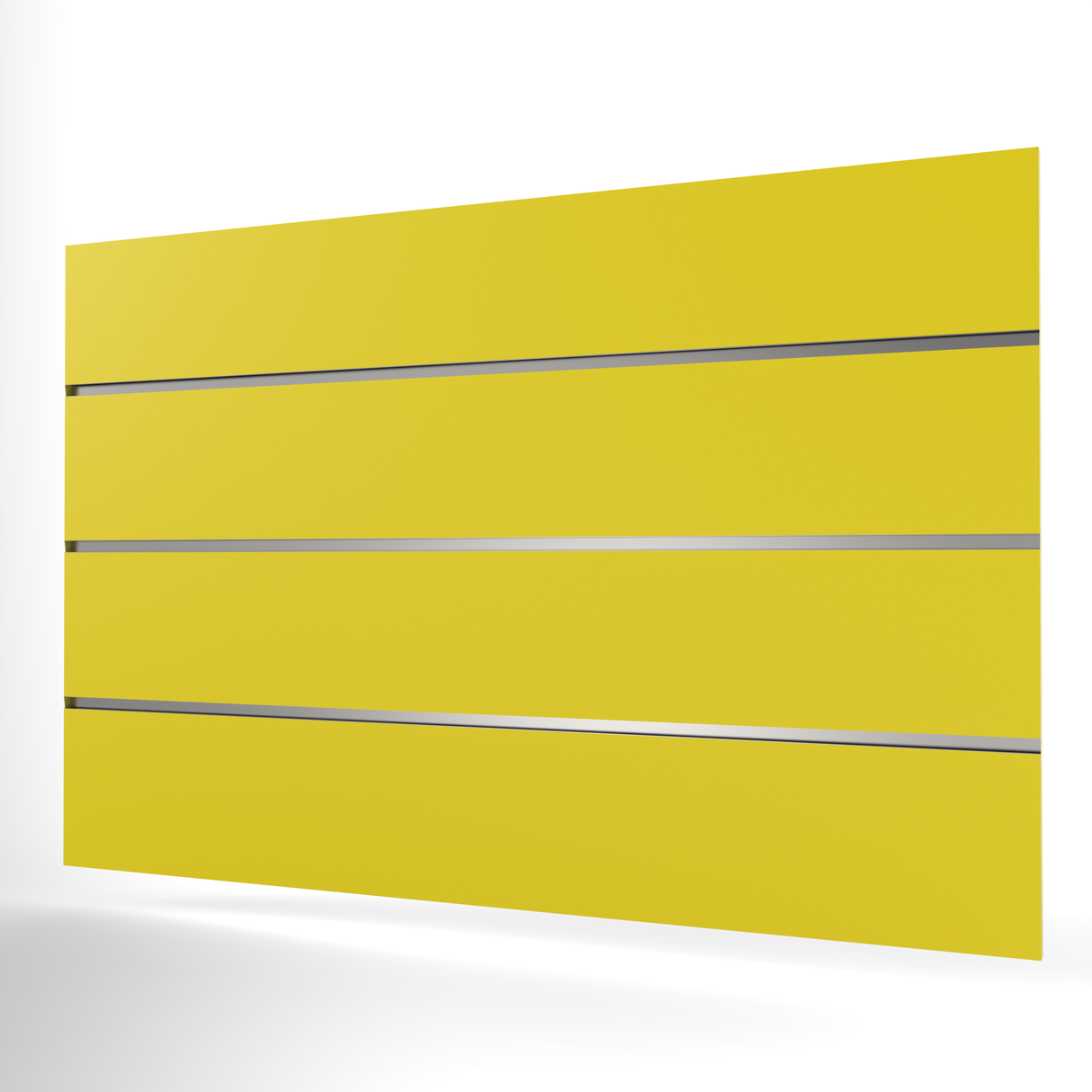 Yellow Slatwall Panel (1200mm x 800mm)