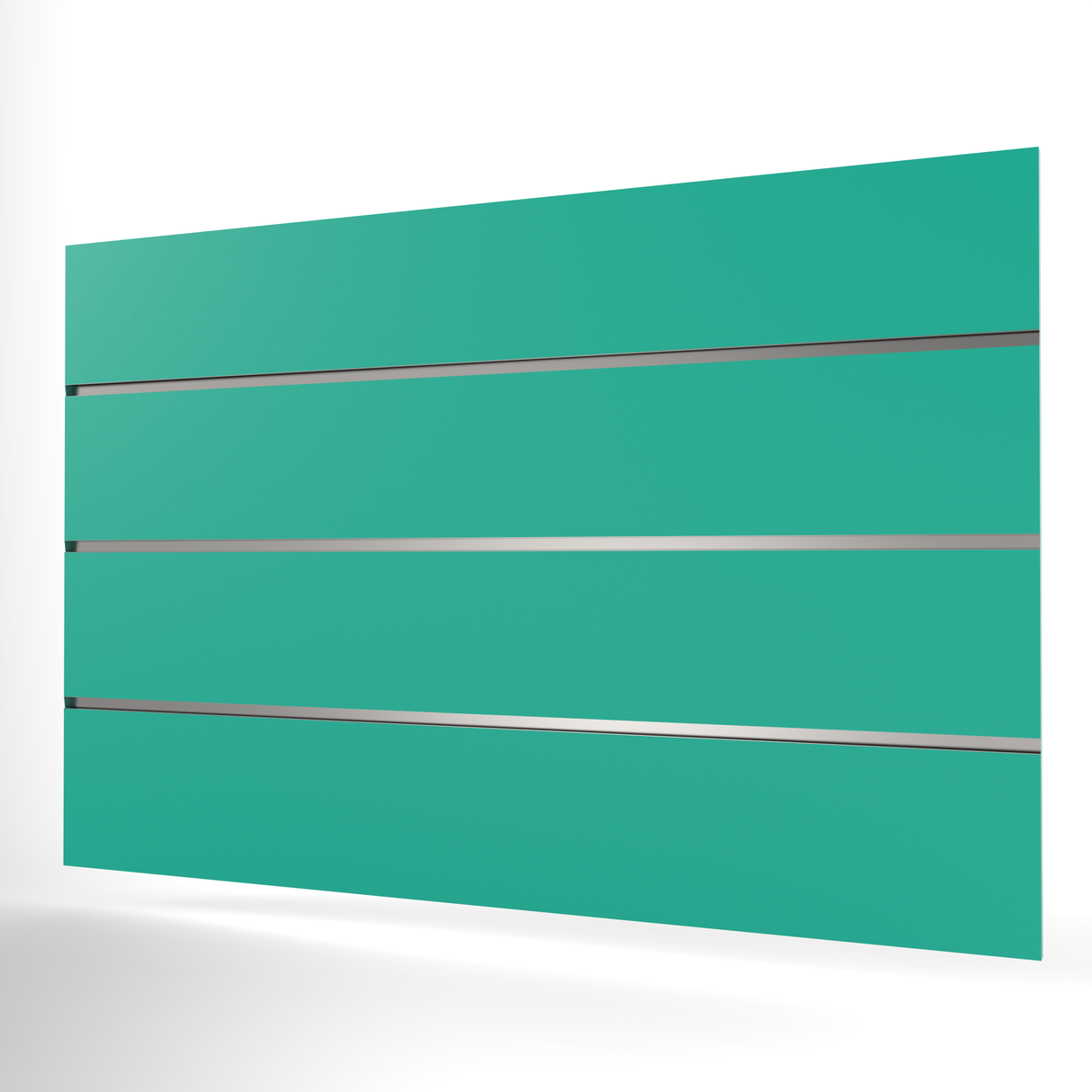 Teal Slatwall Panel (1200mm x 800mm)