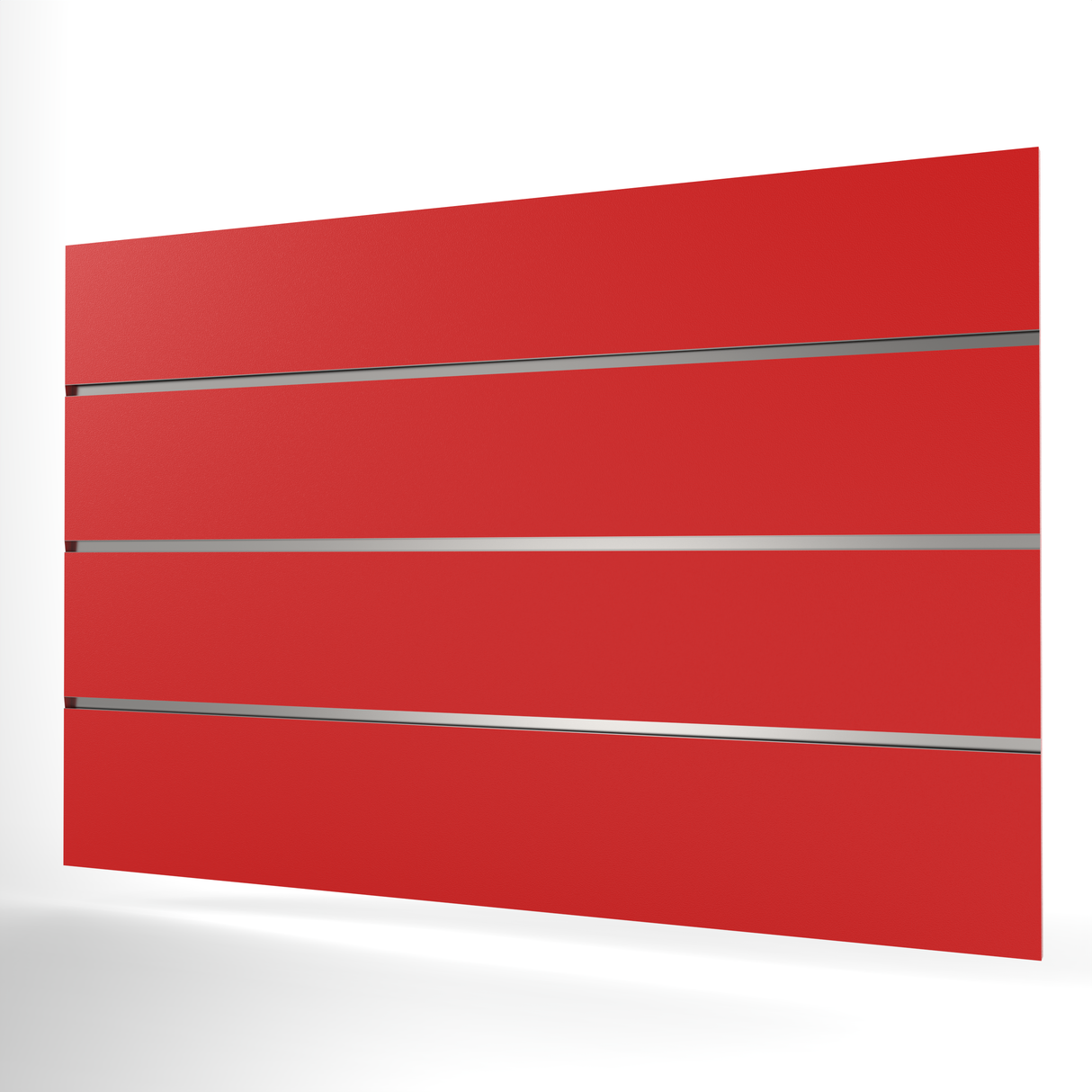 Red Slatwall Panel (1200mm x 800mm)
