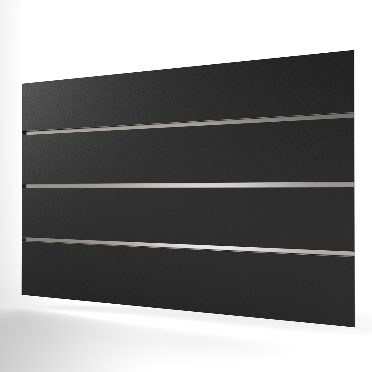 Melns sliežu panelis (1200mm x 800mm)