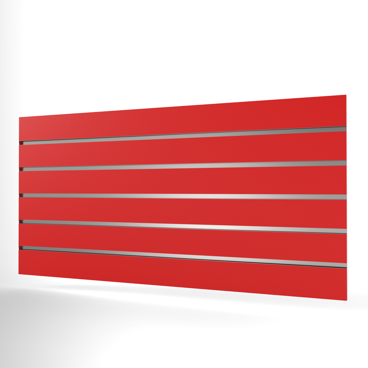 Red Slatwall Panel (1200mm x 600mm)