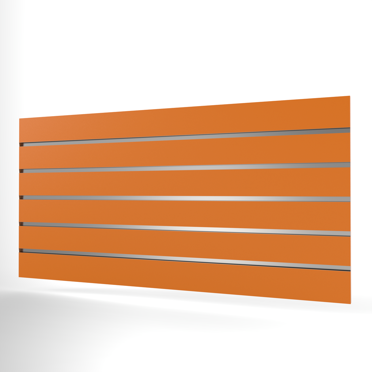 Orange Slatwall Panel (1200mm x 600mm)