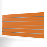 Orange Slatwall Panel (1200mm x 600mm)