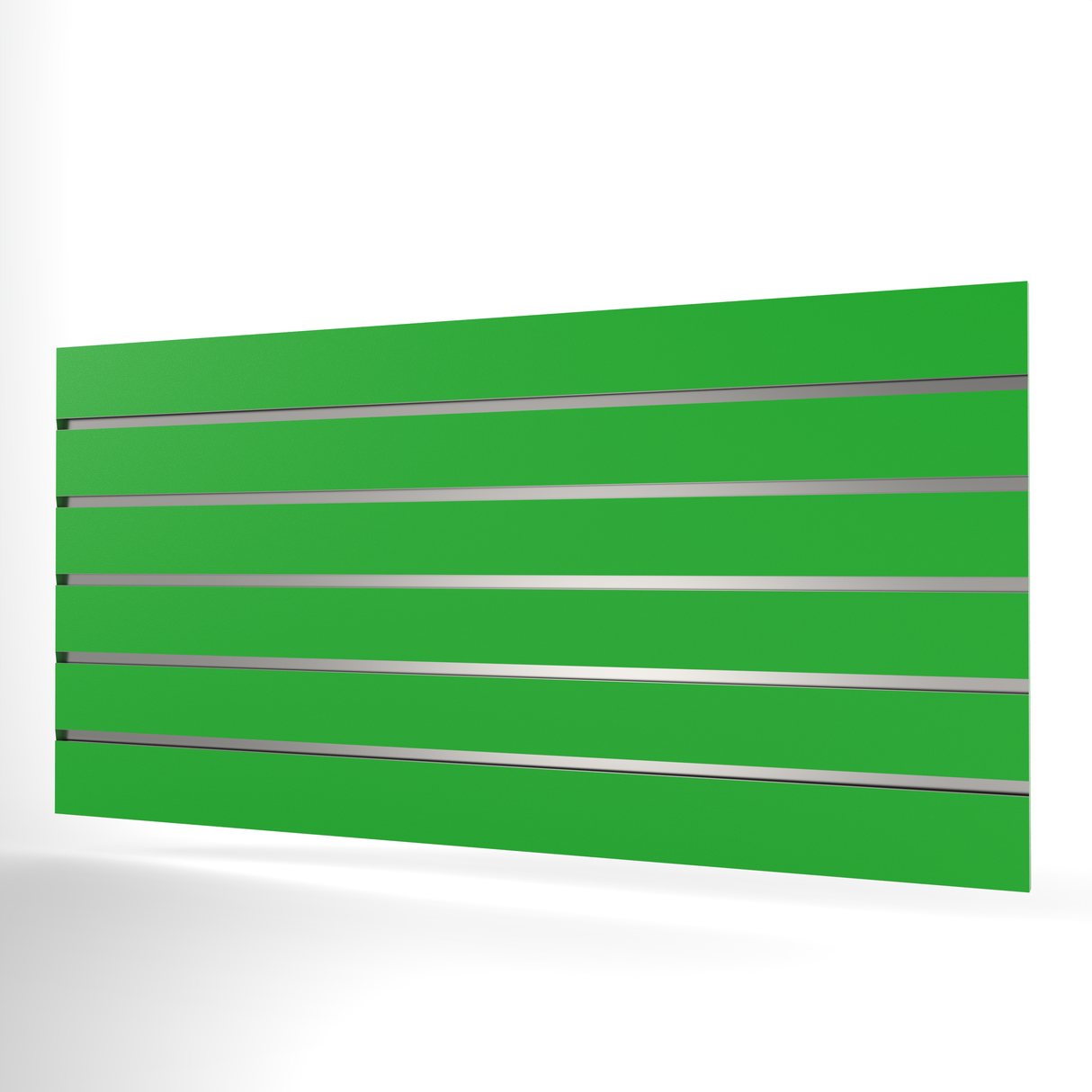 Green Slatwall Panel (1200mm x 600mm)