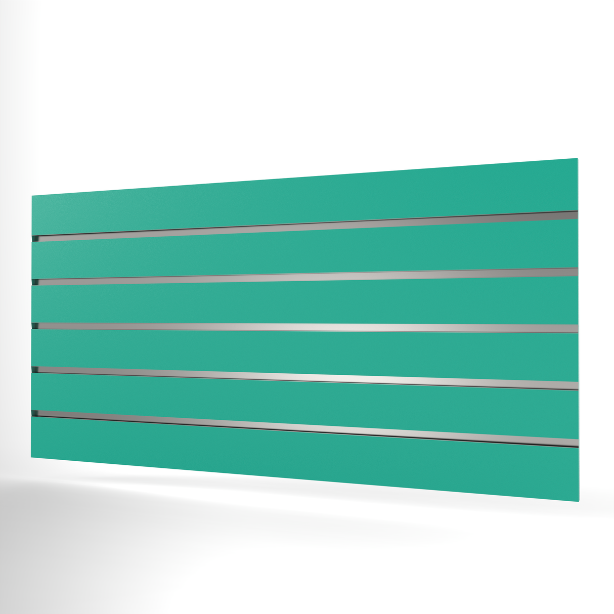 Teal Slatwall Panel (1200mm x 600mm)
