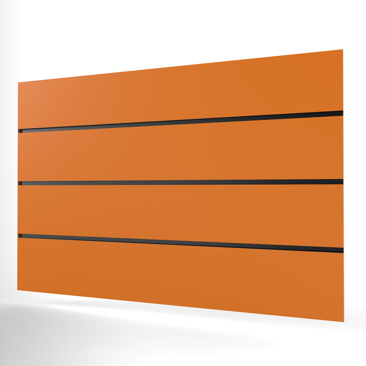 Orange Slatwall Panel (1200mm x 800mm)
