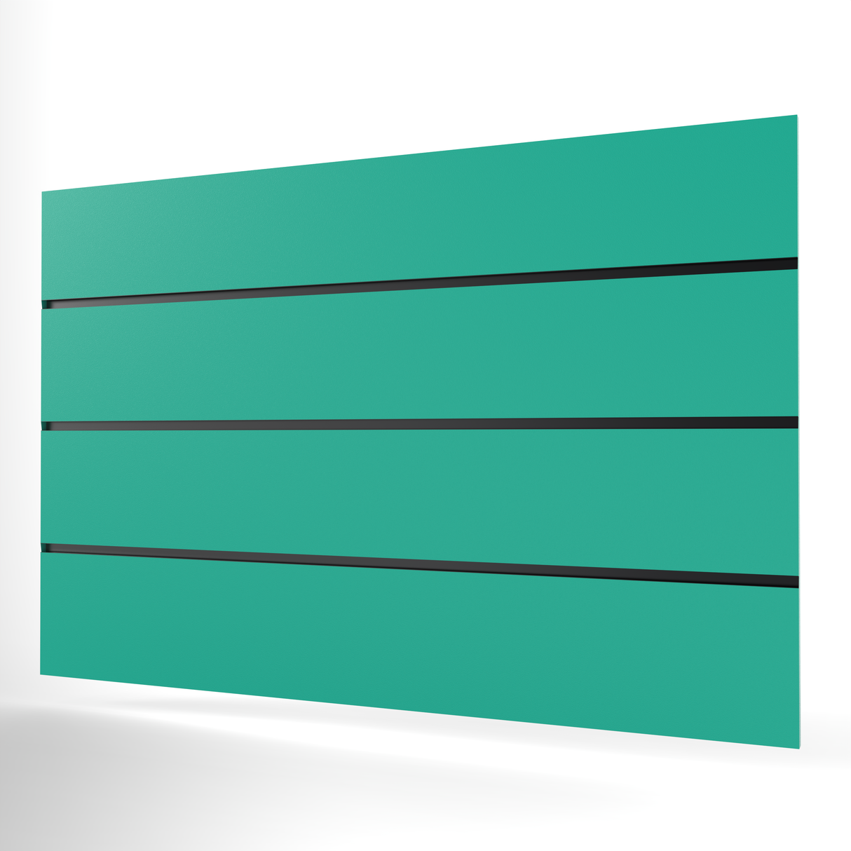 Teal Slatwall Panel (1200mm x 800mm)