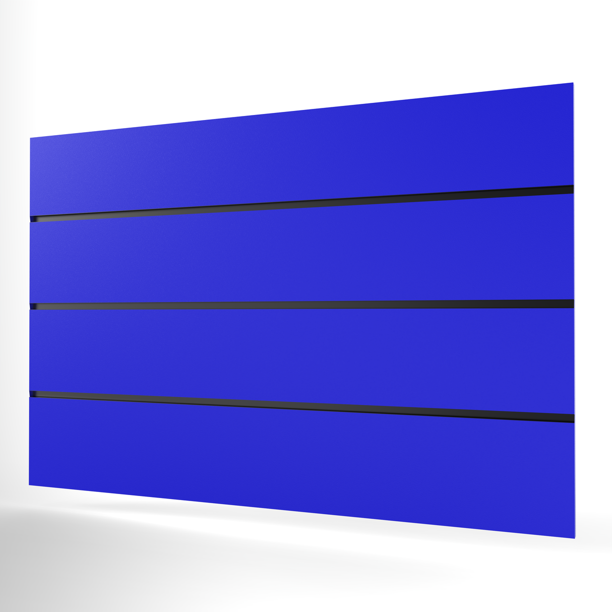 Blue Slatwall Panel (1200mm x 800mm)