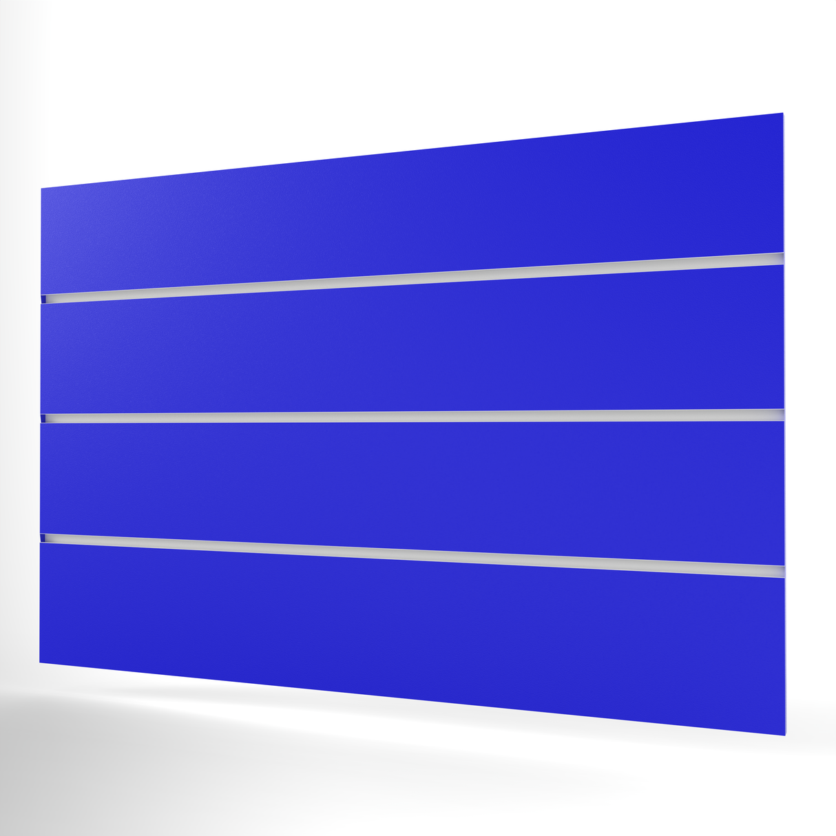 Blue Slatwall Panel (1200mm x 800mm)