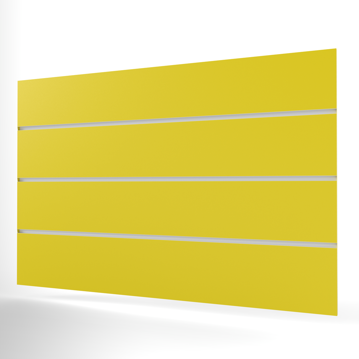 Yellow Slatwall Panel (1200mm x 800mm)