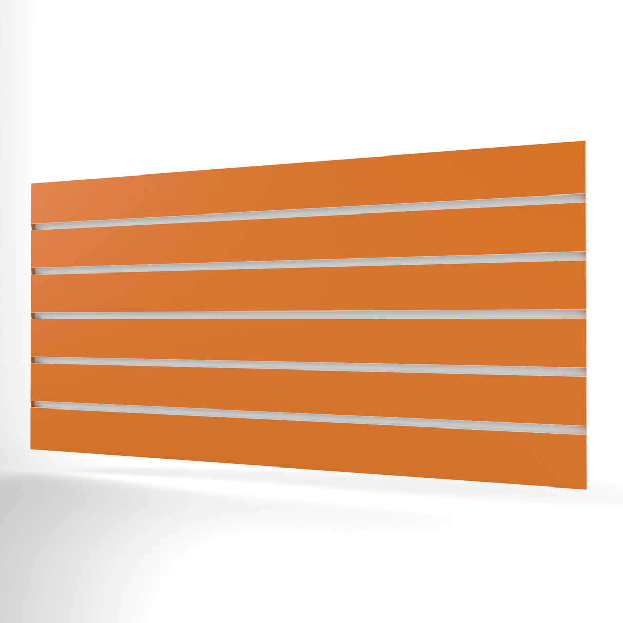 Orange Slatwall Panel (1200mm x 600mm)