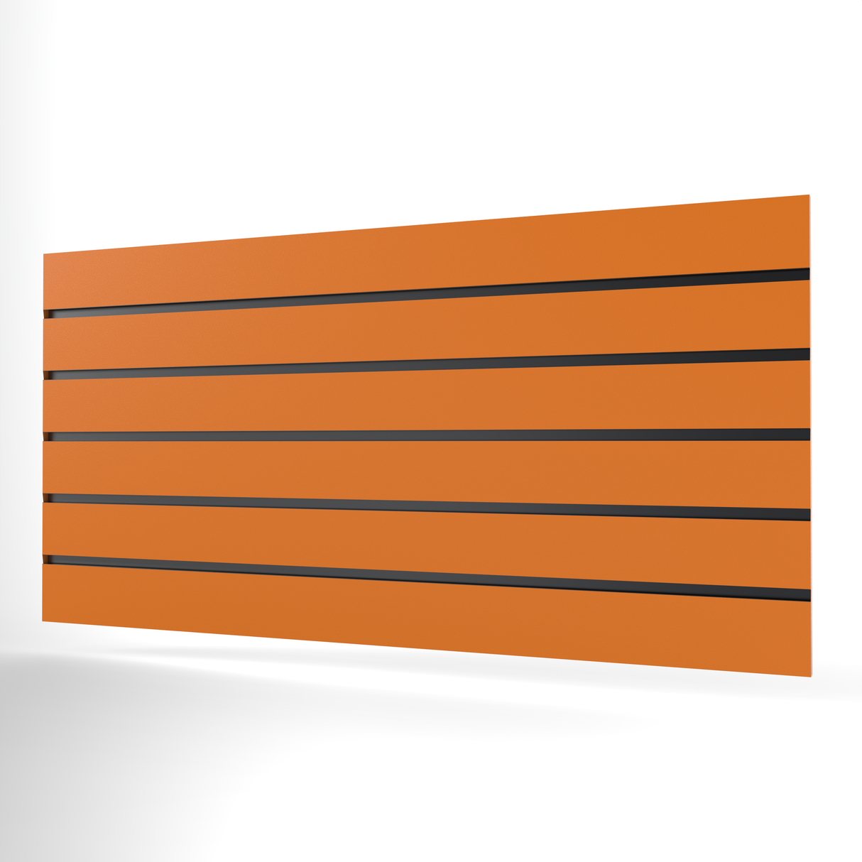 Orange Slatwall Panel (1200mm x 600mm)